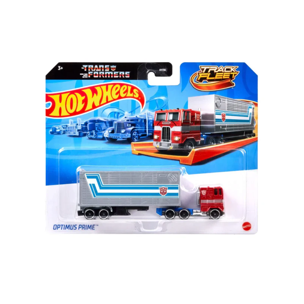 Hot Wheels Transformers Optimus Prime Track Fleet