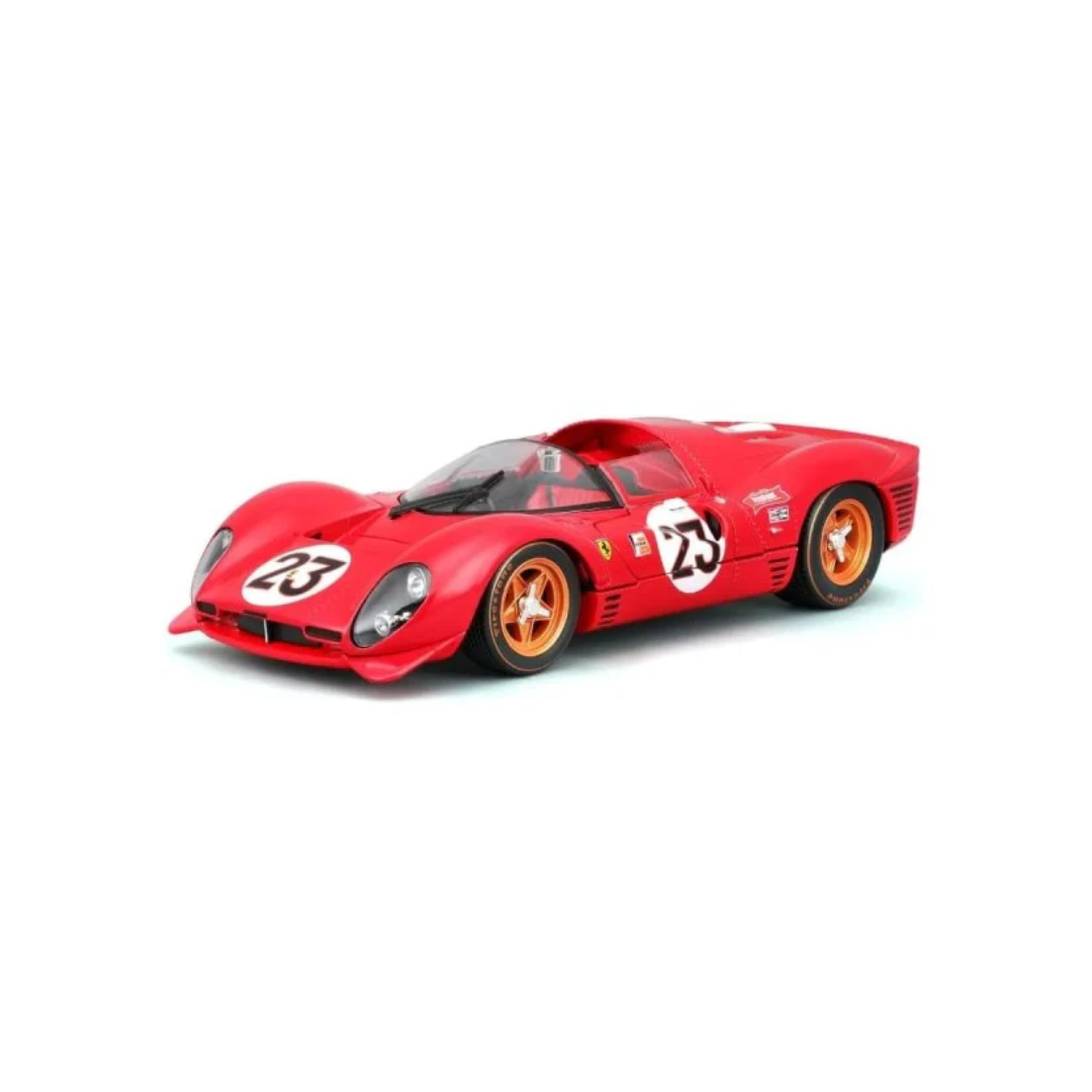 Burago 1/24 Scale Ferrari 330 P4 Daytona 1967 Diecast Car Model for 14+ Year