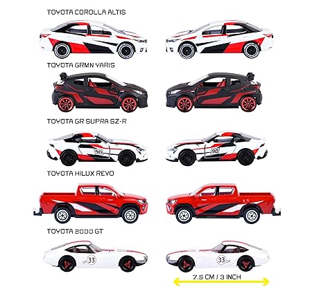 Majorette Japan Racer Die-Cast Car Gift Set (Pack of 5)
