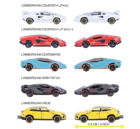 Majorette Lamborghini Die-Cast Car Gift Set (Pack of 5)