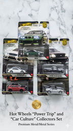 Hot Wheels “Power Trip” & “Car Culture” Premium Die-Cast Set – Collector’s Edition