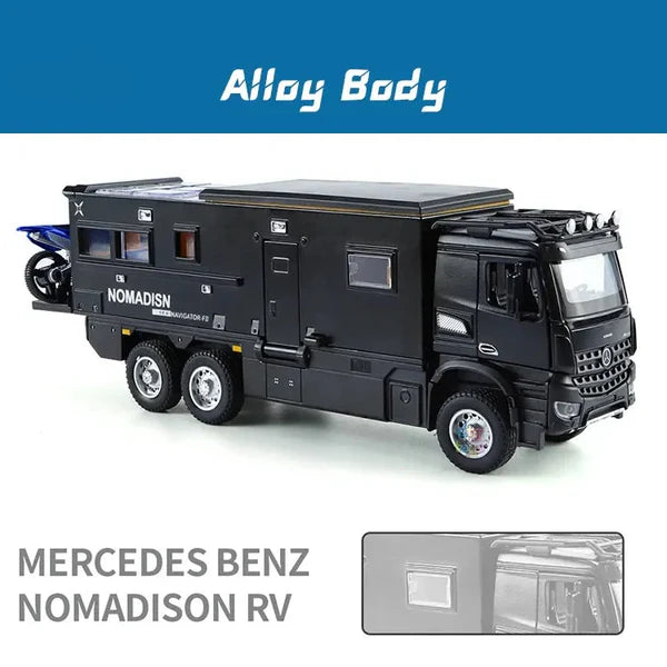 Nomadism Alloy RV Truck 1:24 Diecast Model – Adventure Edition