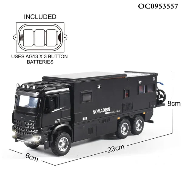 Nomadism Alloy RV Truck 1:24 Diecast Model – Adventure Edition