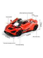 McLaren 765LT Die-Cast Model Car (1:31 Scale) – CCA Official Licensed