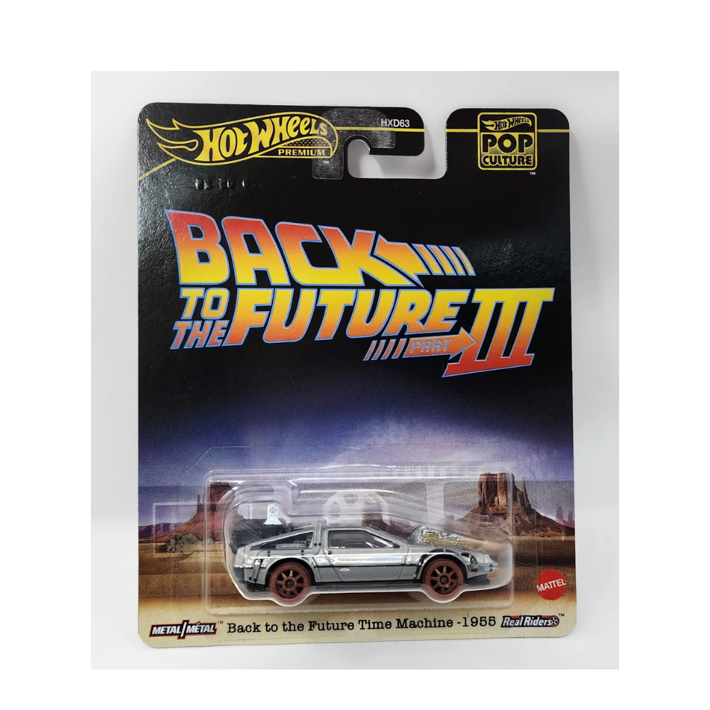 Hot wheels premium pop culture back to the future time machine 1955