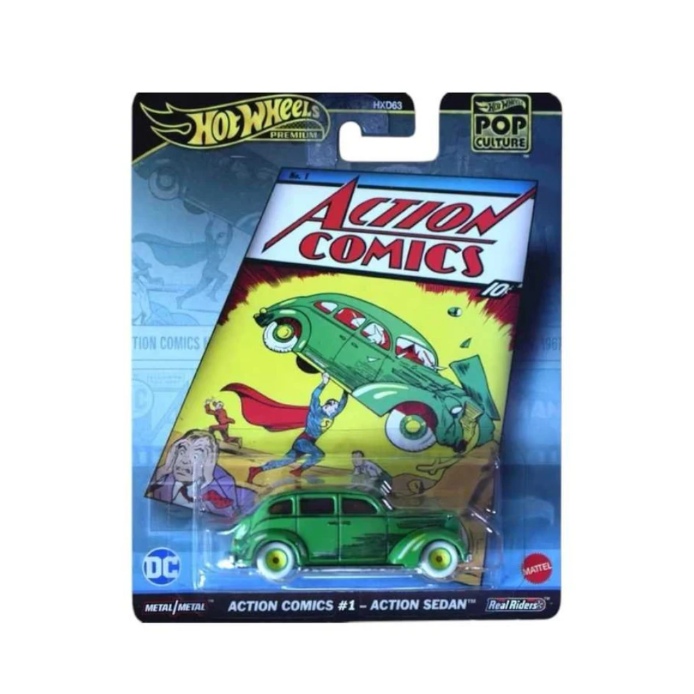 Hot wheels premium pop culture action comics #1 Action Sedan