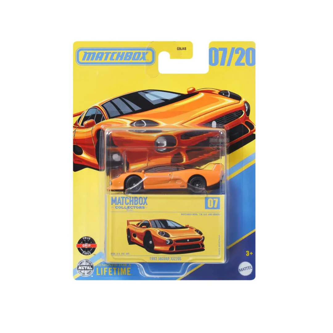 Matchbox Collectors 1993 Jaguar XJ220S – 1:64 Scale Die-Cast (07/20)