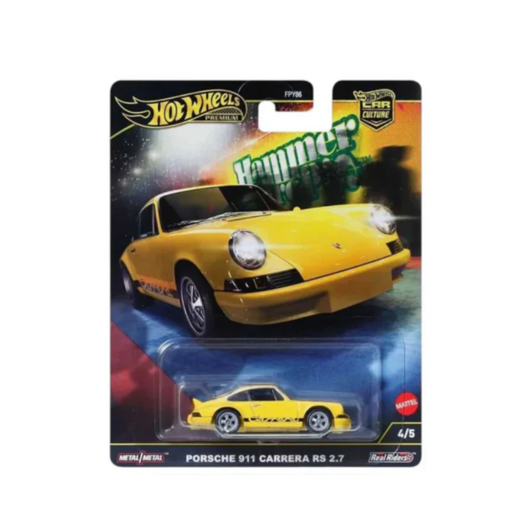 Hotwheels Hammer Drops Porsche 911 Carrera rs 2.7 Imported Premium