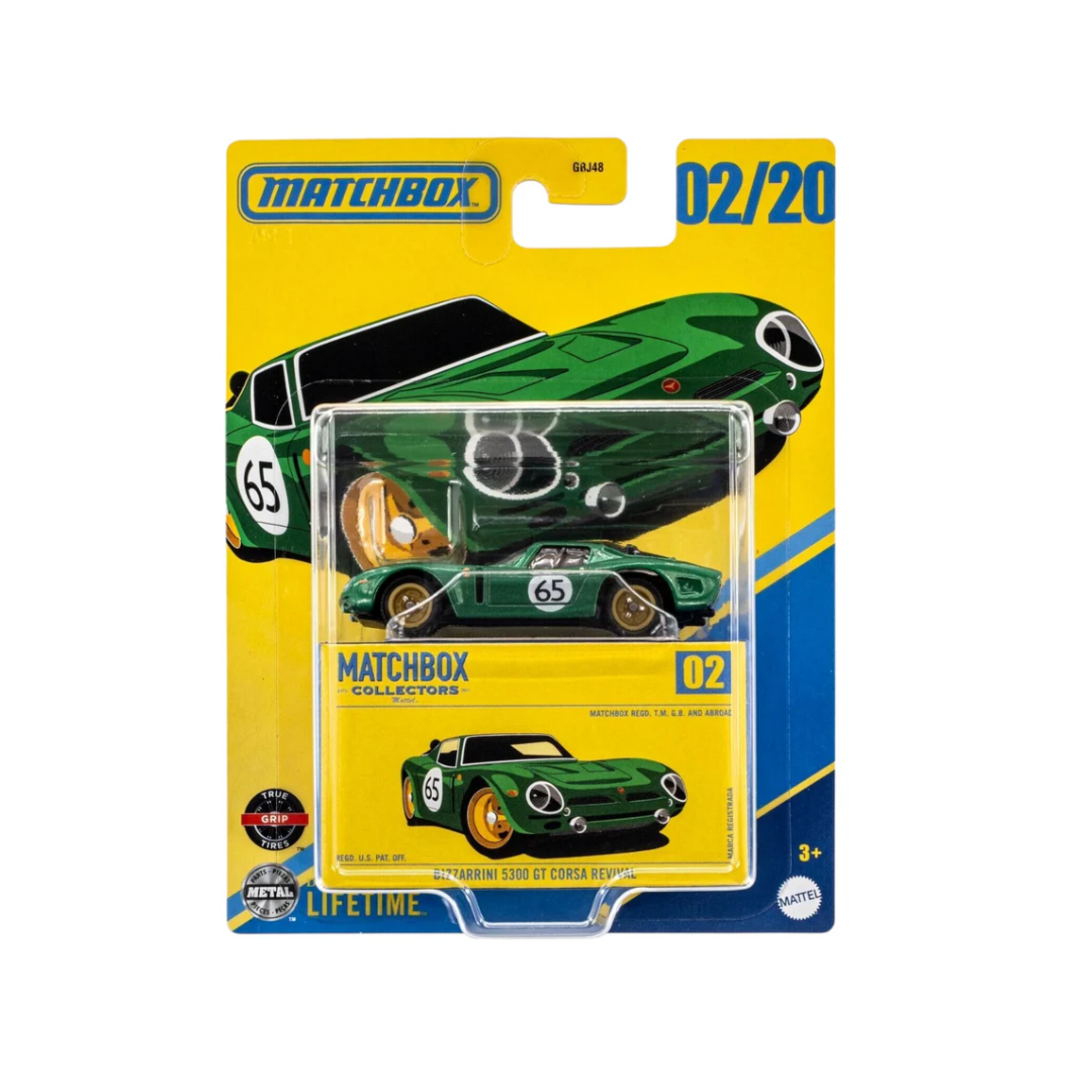 Matchbox Collectors Series Bizzarrini 5300 GT Corsa Revival 02/20 Imported 1:64 Scale