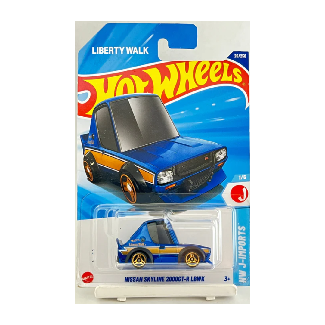 Hot Wheels Nissan Skyline 20000T-R LBWK G Case Imported
