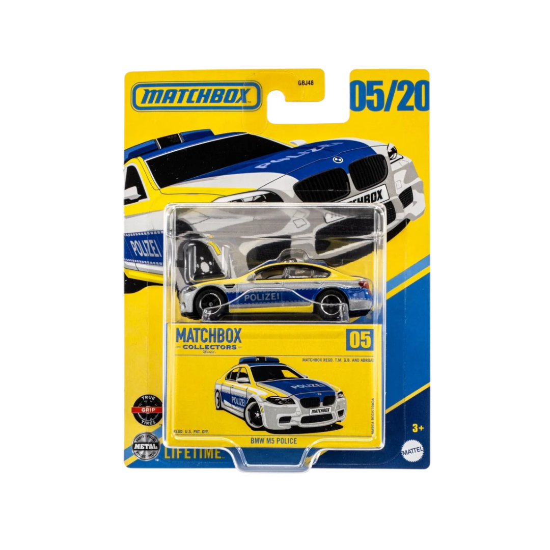 Matchbox Collectors Series BMW M5 Police 05/20 Imported 1:64 Scale