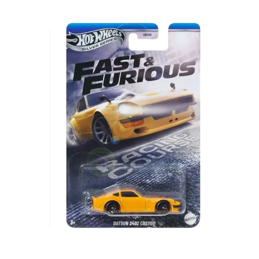 HotWheels Silver Series Fast and Furious Racing Course Datsun 240Z Custom Imported Mainline