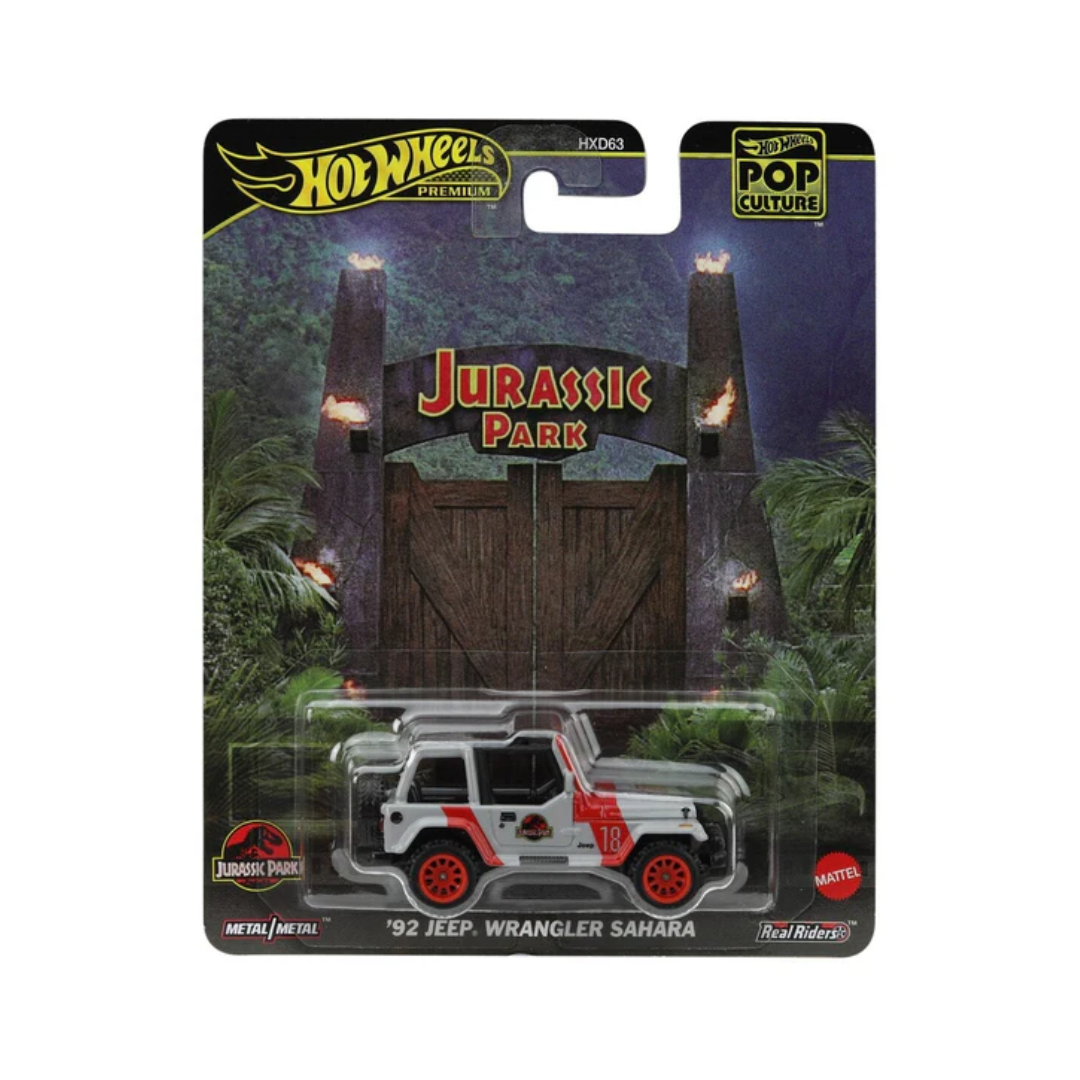 Hot Wheels 1:64 Scale Premium Pop Culture 92 Jeep Wrangler Sahara