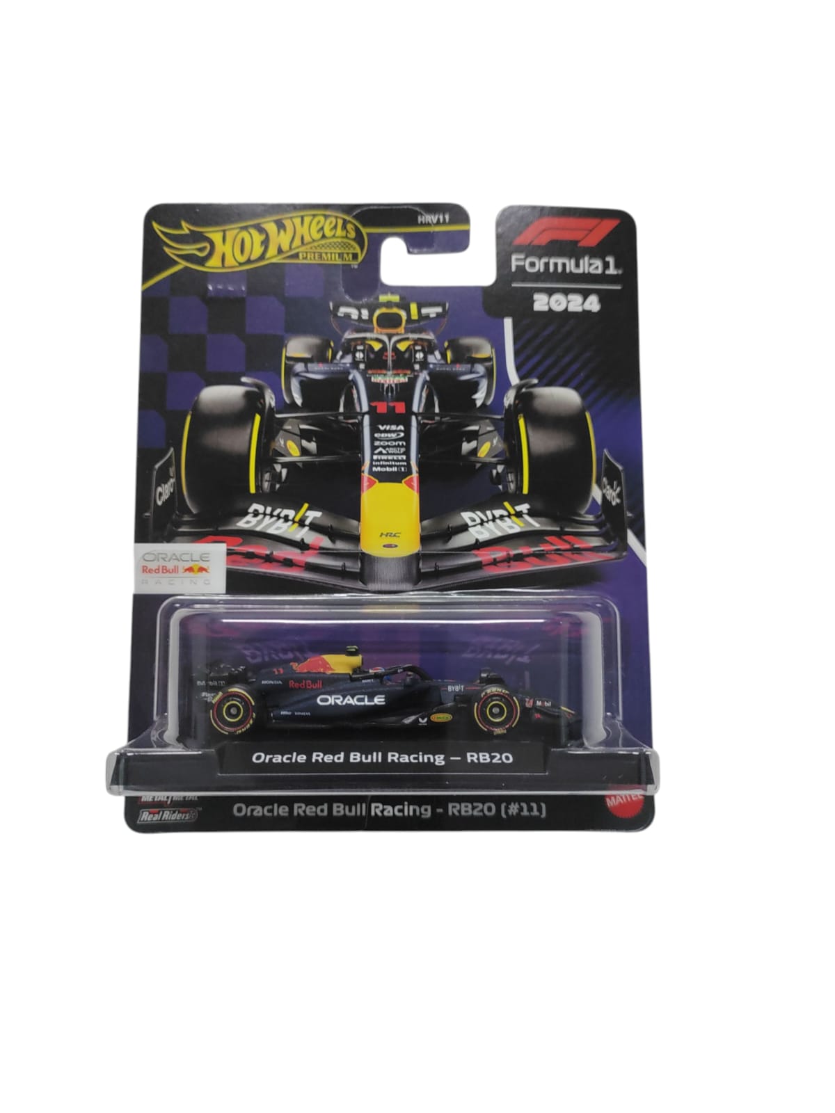 Hot Wheels 1:64 Formula One Oracle Red Bull Racing RB20 Car (#11)