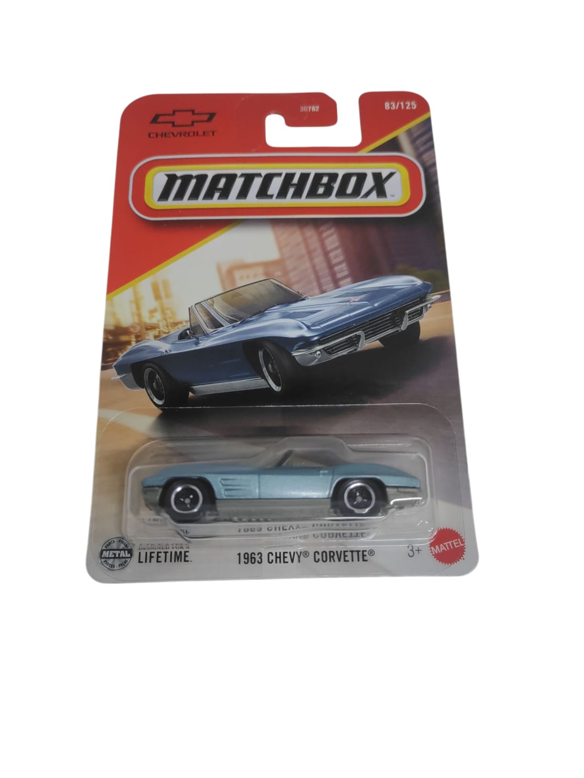 Matchbox Scale 1:64 Vehicles Exclusive Collection - 1963 Chevy Corvette