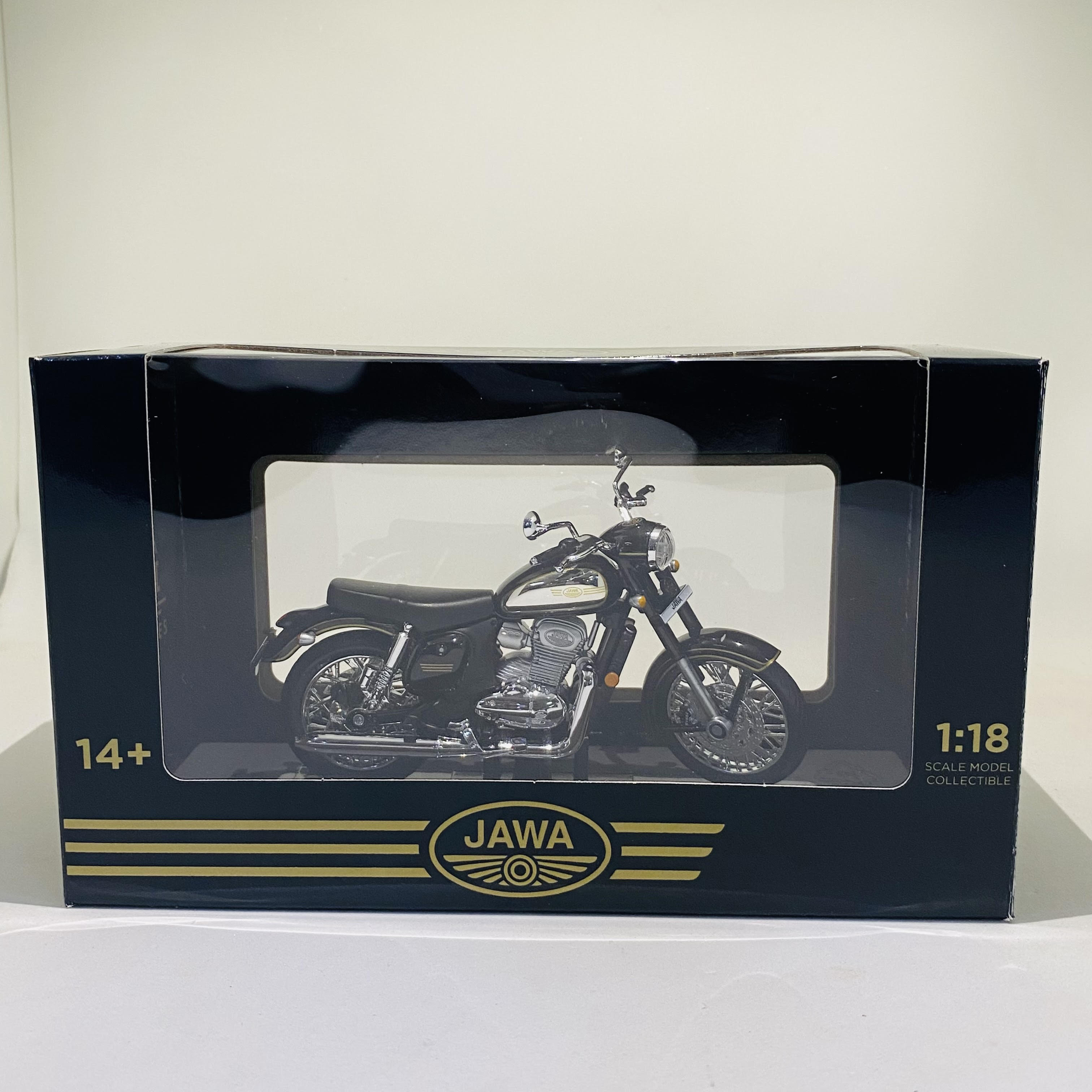 Jawa Motorcycle 1:18 Scale Die-Cast Model – Collector’s Edition