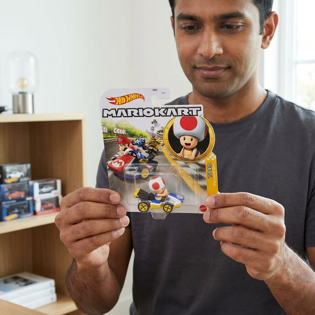 Hot Wheels Mario Kart Character Cars – Set of 4