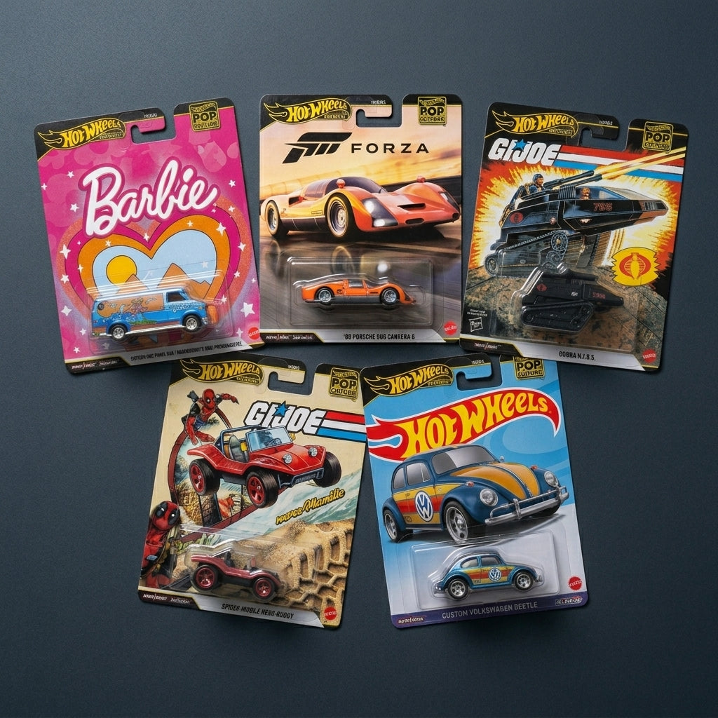 Hot Wheels Premium Die-Cast Collection – Set of 5