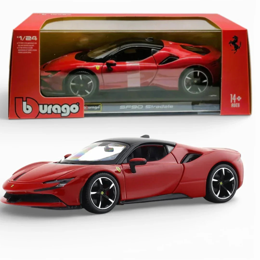 Bburago Ferrari SF90 Stradale – 1:24 Scale Die-Cast Model
